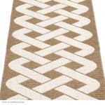 Pappelina Teppich Eira – metallic Vanille