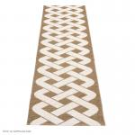 Pappelina Teppich Eira – metallic Vanille