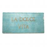 Marmorplatte Deko "La Dolce Vita"